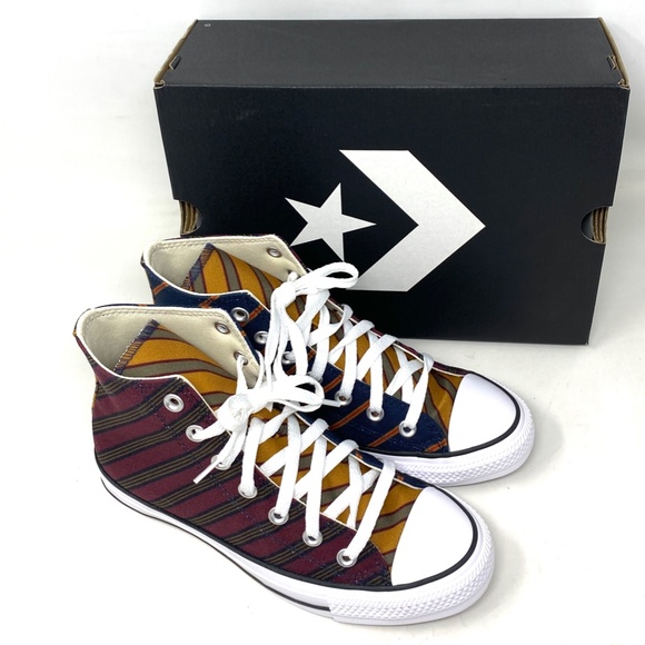 Converse Chuck Taylor High Shoes Skate Bordeaux Blue Canvas Women's Size A04303C - Picture 6 of 9